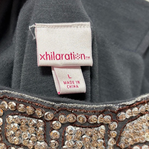 y2k boho xhilaration tank top with sequins, large - Picture 8 of 12